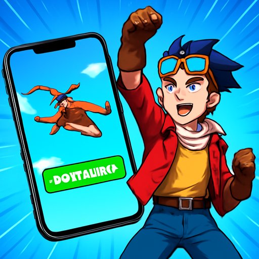 Phone screen with 222bed APK download button